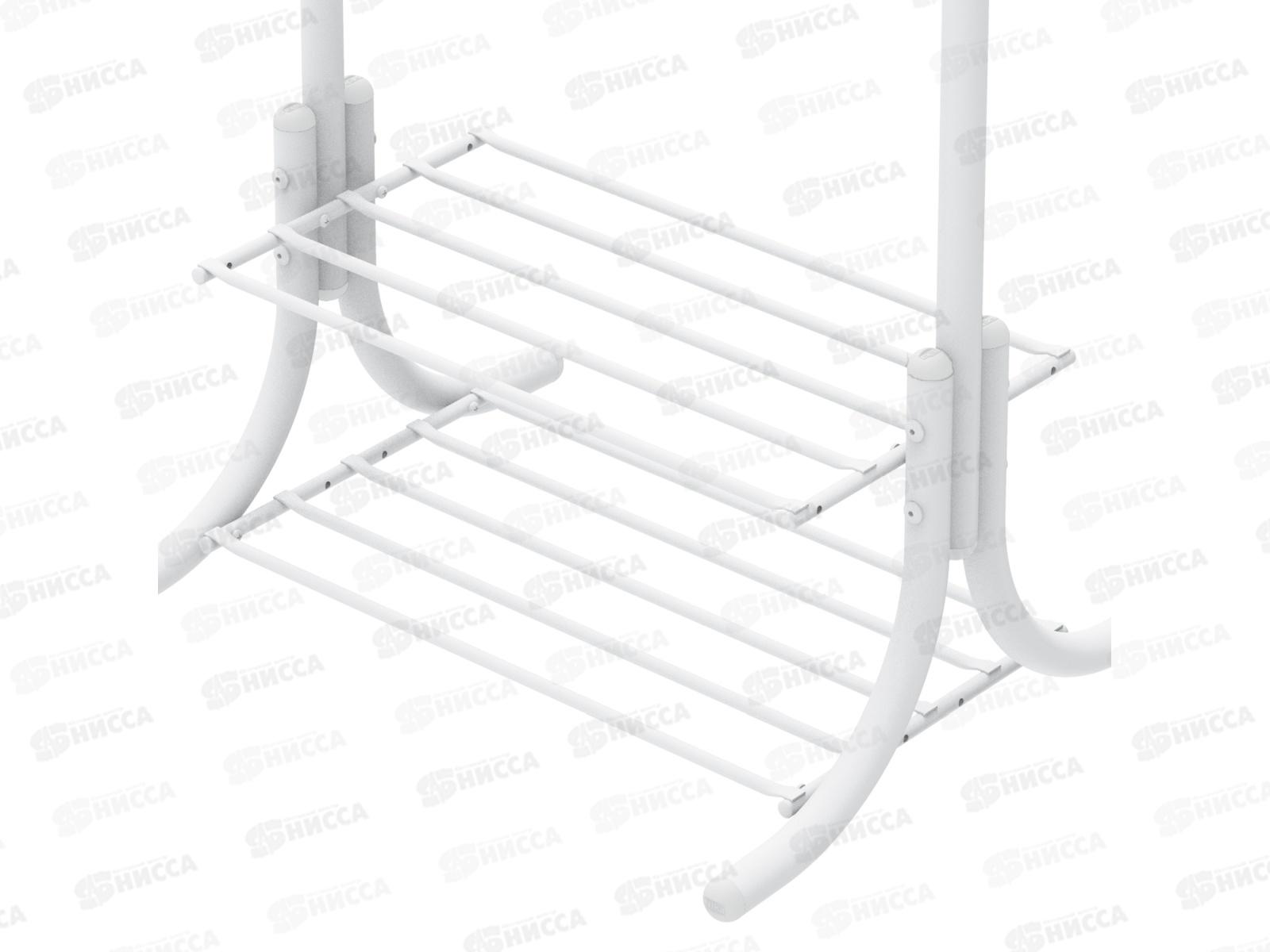 Вешалка гардеробная с полками ВГП60-8/МБ белый