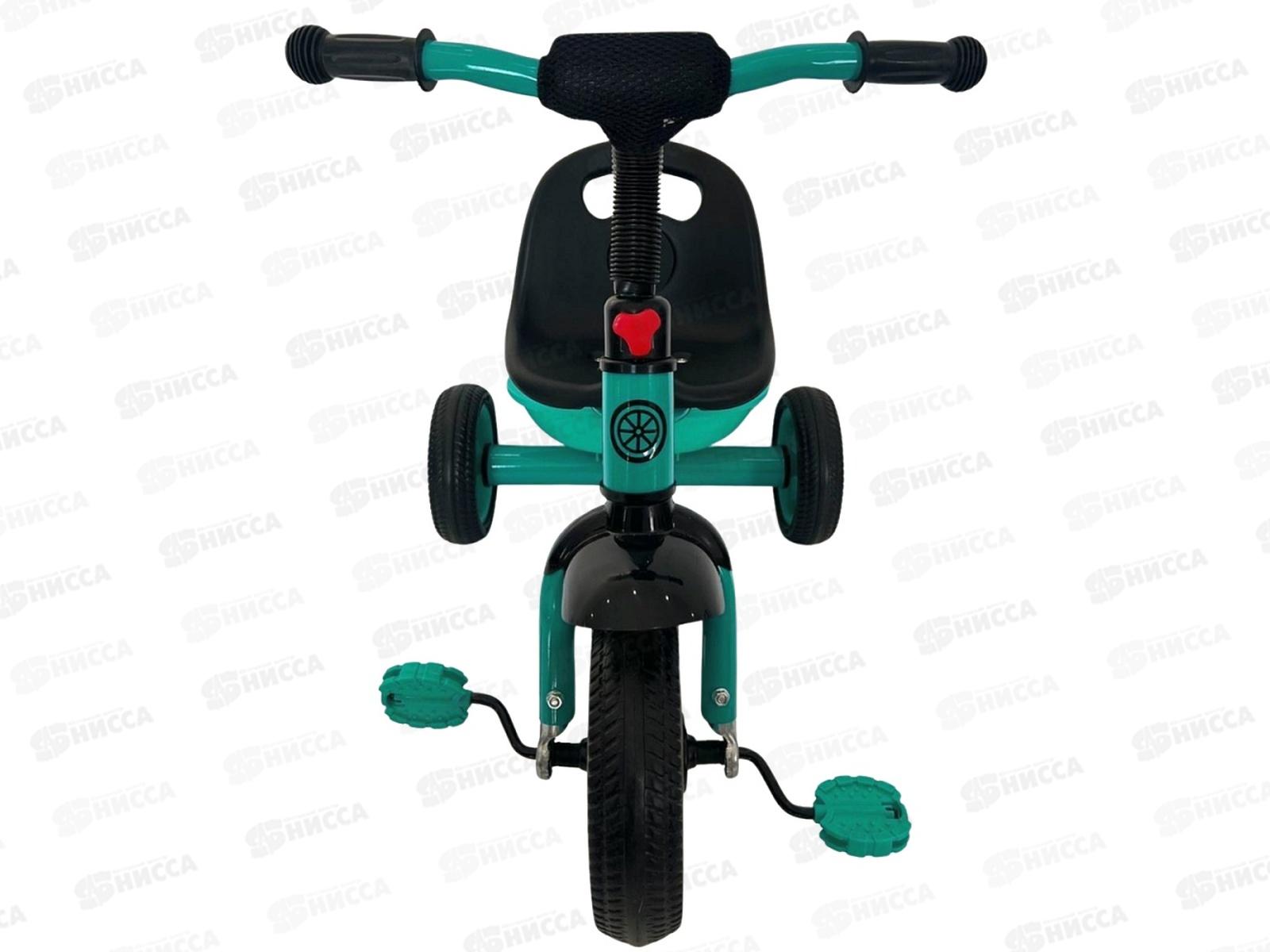 Велосипед трехколесный МЕТЕОР, бирюзовый, ВЛ-2653