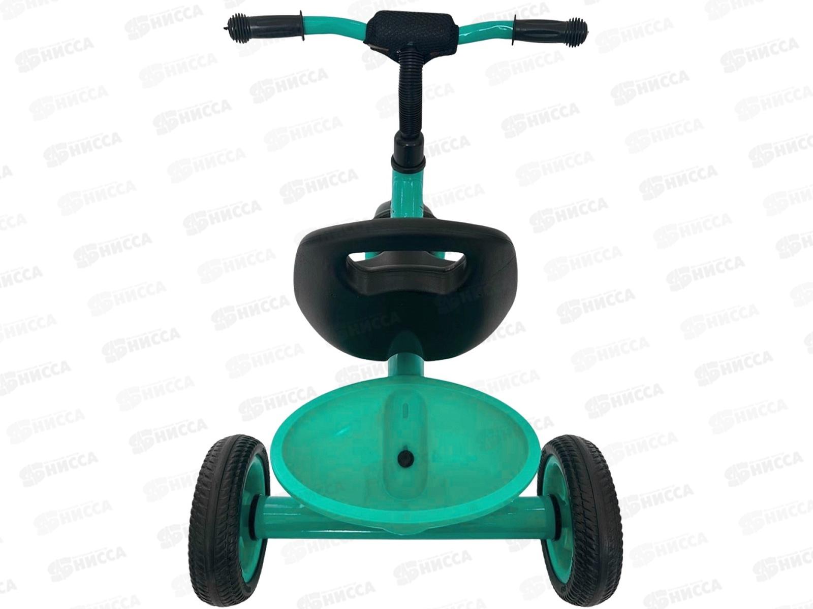 Велосипед трехколесный МЕТЕОР, бирюзовый, ВЛ-2653