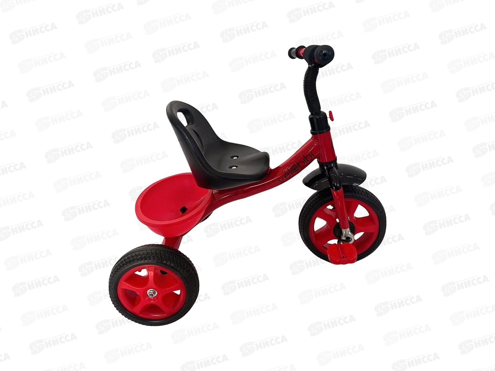 Велосипед трехколесный МЕТЕОР, красный, ВЛ-2657