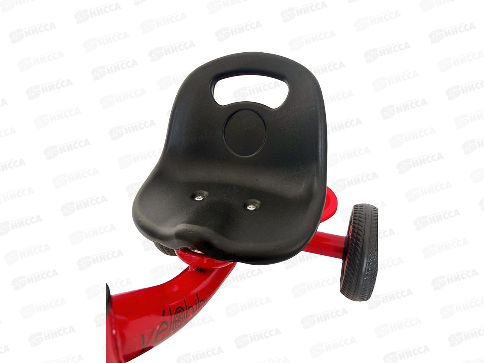 Велосипед трехколесный МЕТЕОР, красный, ВЛ-2657