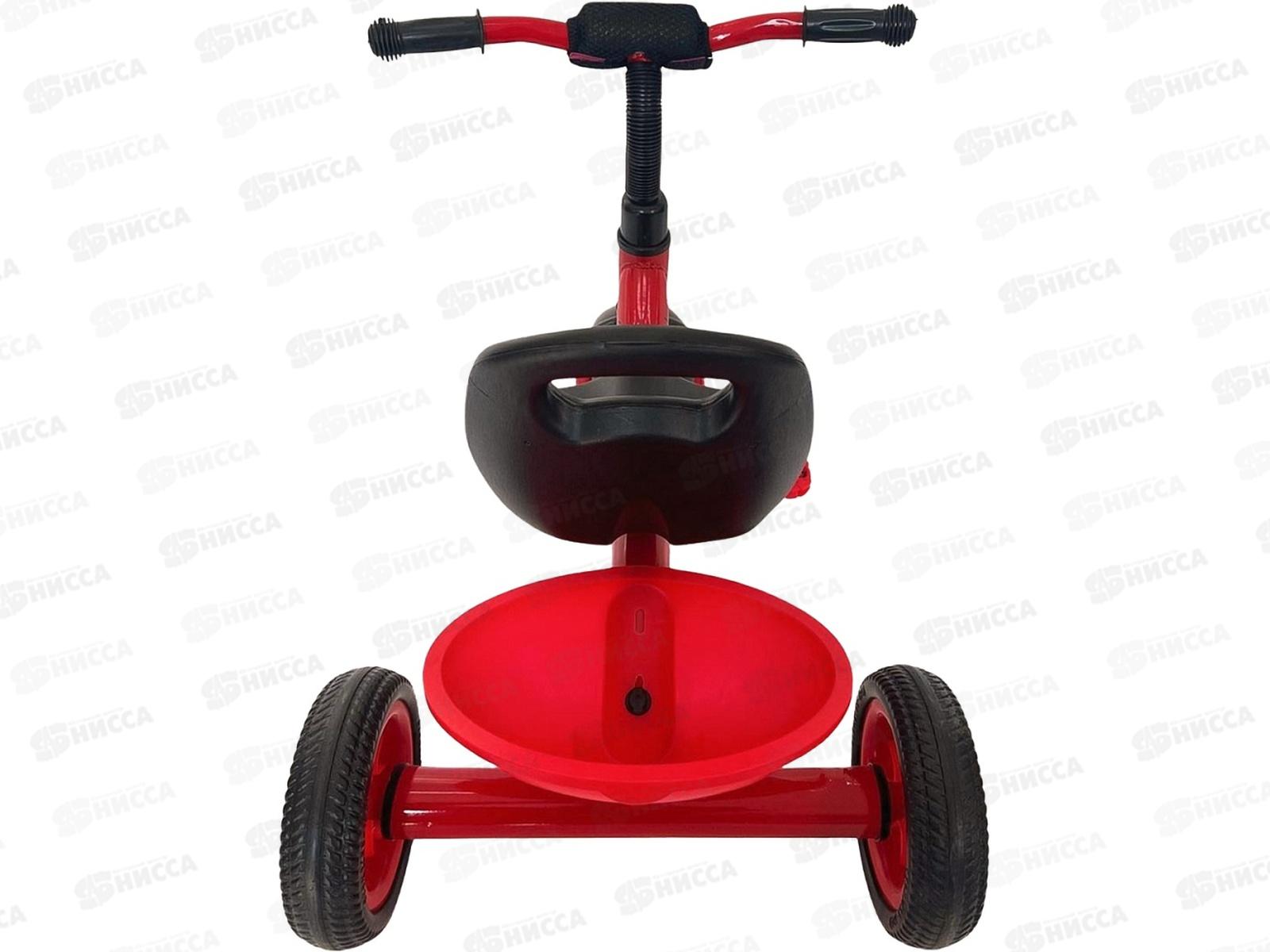 Велосипед трехколесный МЕТЕОР, красный, ВЛ-2657