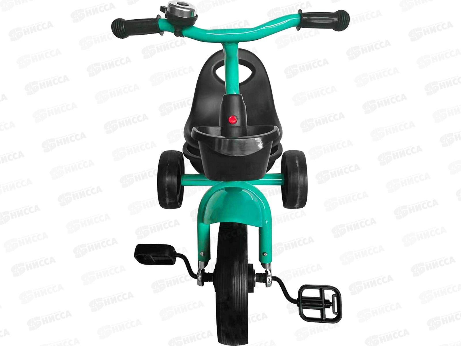 Велосипед трехколесный ЮПИТЕР, бирюзовый, ВЛ-2578