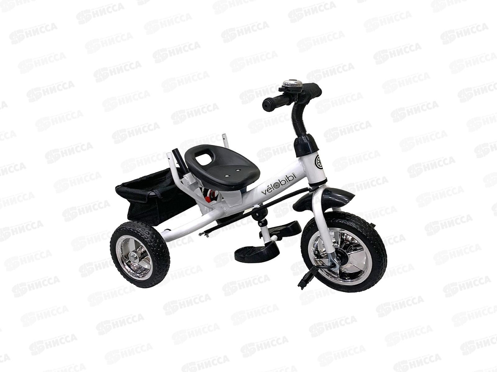 Велосипед трехколесный с ручкой ВЕНЕРА, черный, ВЛ-5060