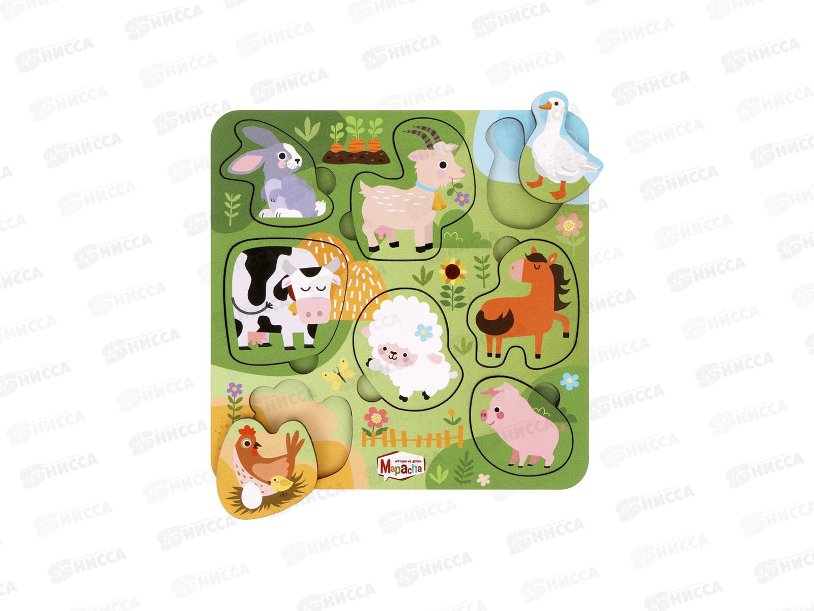 Вкладыши &quotЖивотные на ферме&quot 8 вкладешей, 962091
