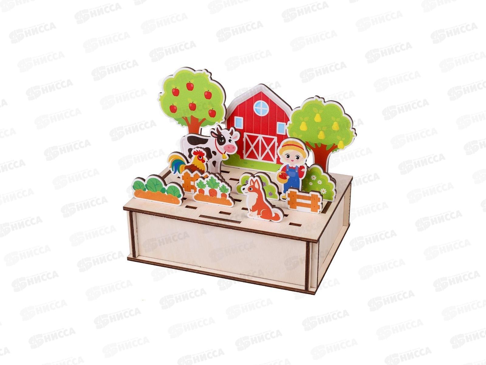 Головоломка-панорама &quotВеселая ферма&quot с 10 заданиями, 962098