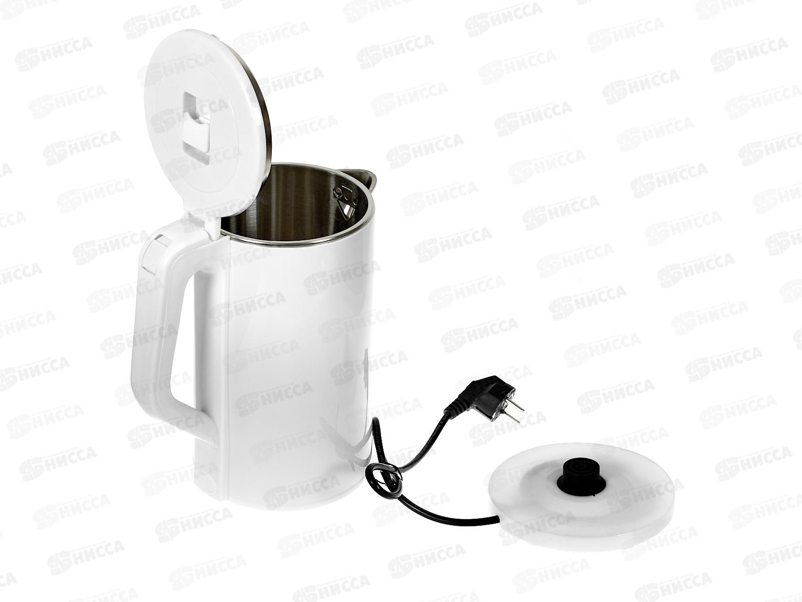 Чайник электрический DO-1265 2000Вт 1,8л пл/нжс LED дисплей белый