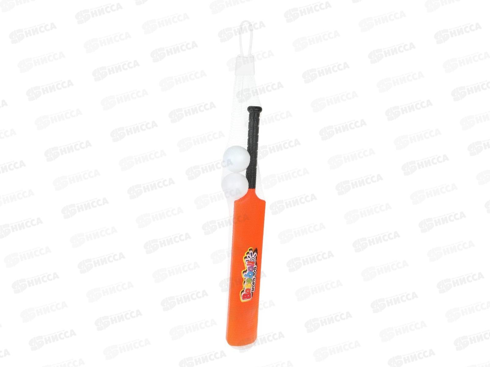 Набор &quotЛовкость&quot Лапта: бита 59х8см, мяч 2шт, 4011В сетка 649686