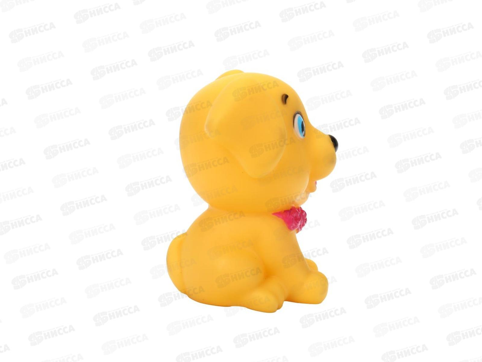 Игрушка пластизоль для ванны Собачка, YF-DOG-01 в сетке