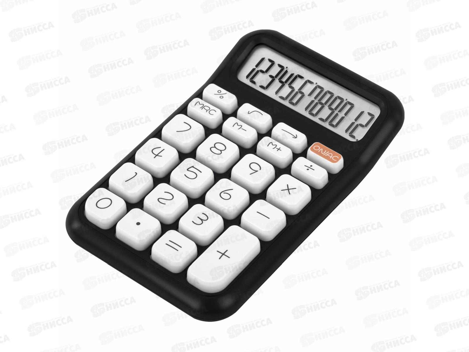 Калькулятор BRAU KW-500-BK 12разряд.,черный 272954 *1