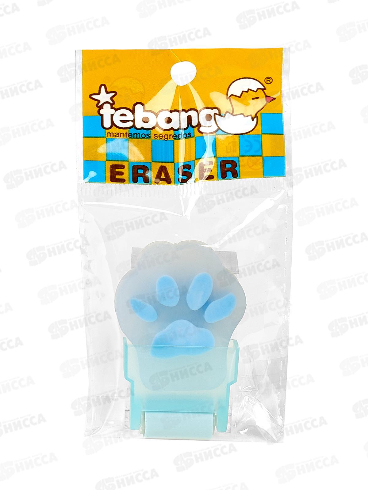 Ластик MAZARI с роликом Лапки 3,5*5,3*1см фигурный ТВ6518 *24