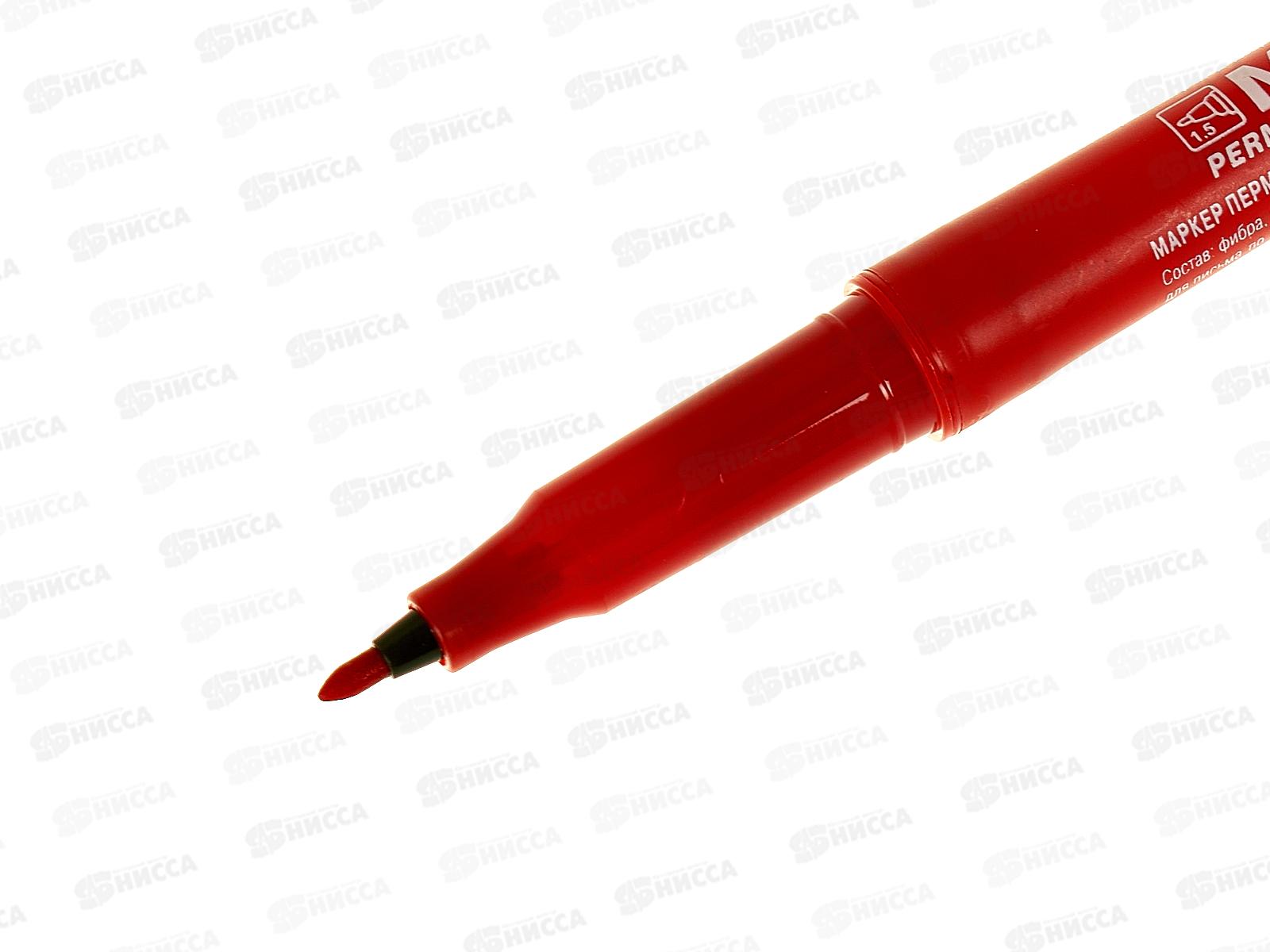 Маркер MAZARI Belar перм.красный, 1,5мм, M-5004B-72 *12/144/864