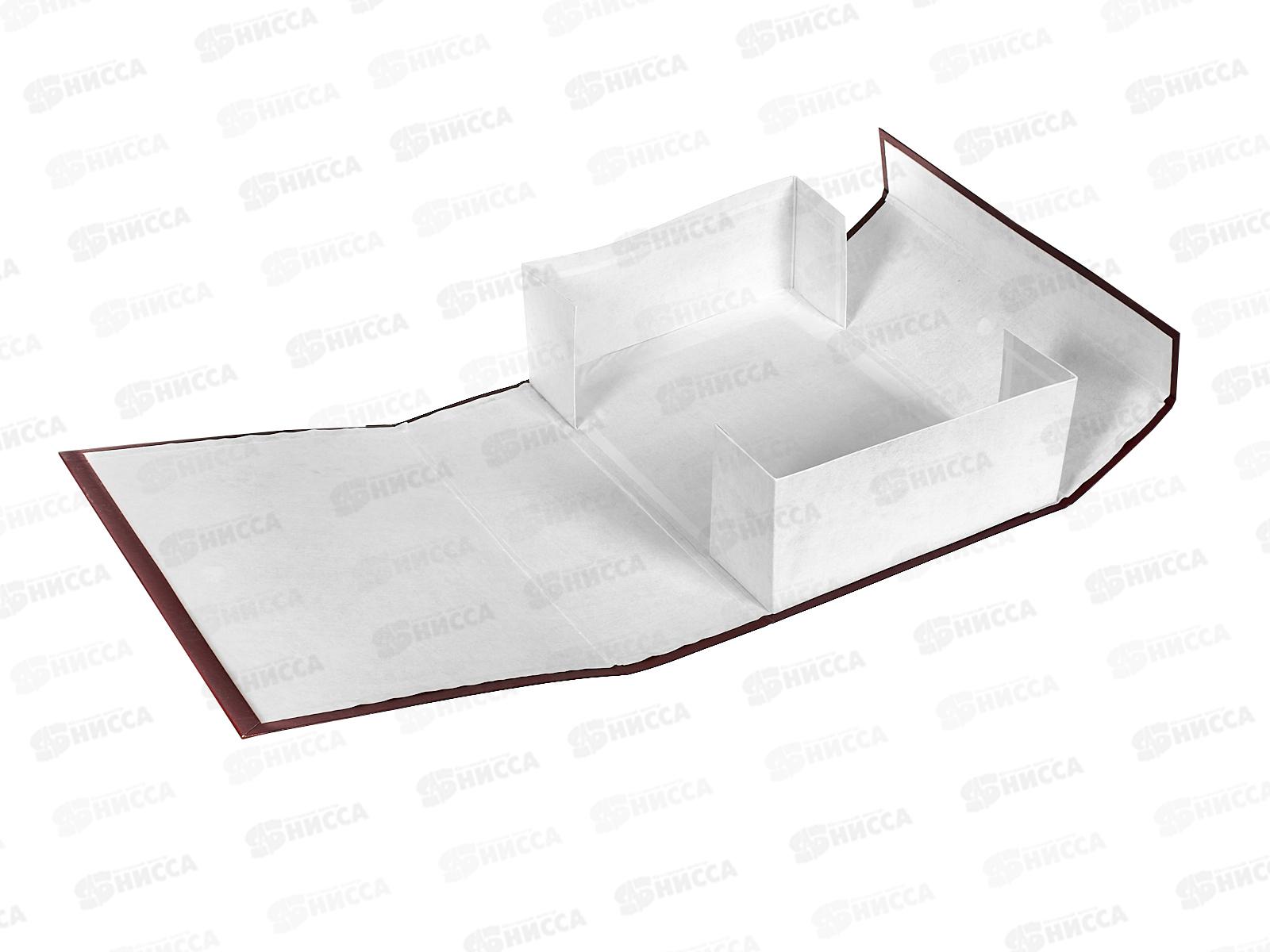 Папка арх.  10см с зав. ПГС бордовая *8