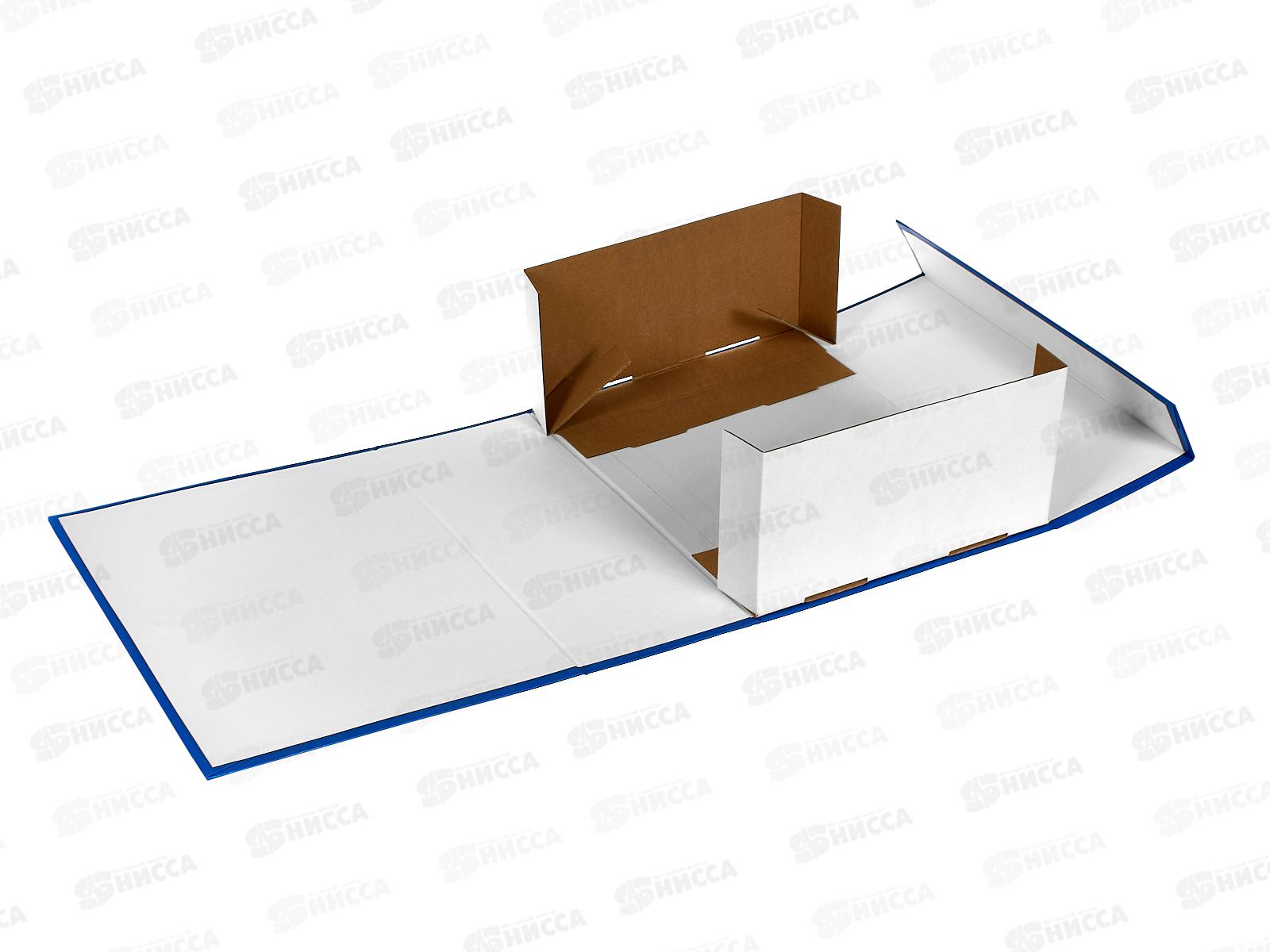 Папка арх. 12см Lite A4 синий, завязки, до 1200л BA91120BL *25