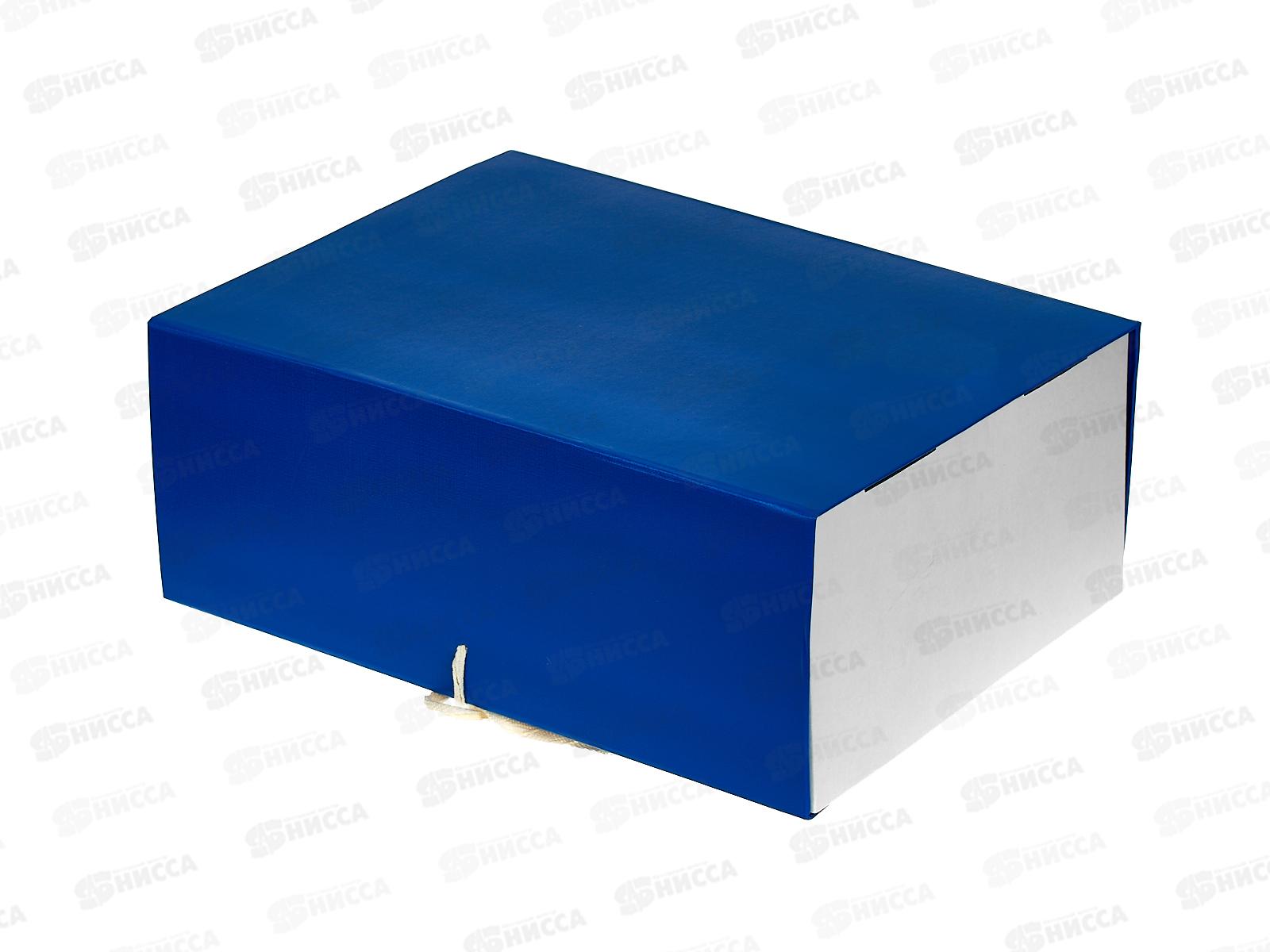 Папка арх. 12см Lite A4 синий, завязки, до 1200л BA91120BL *25