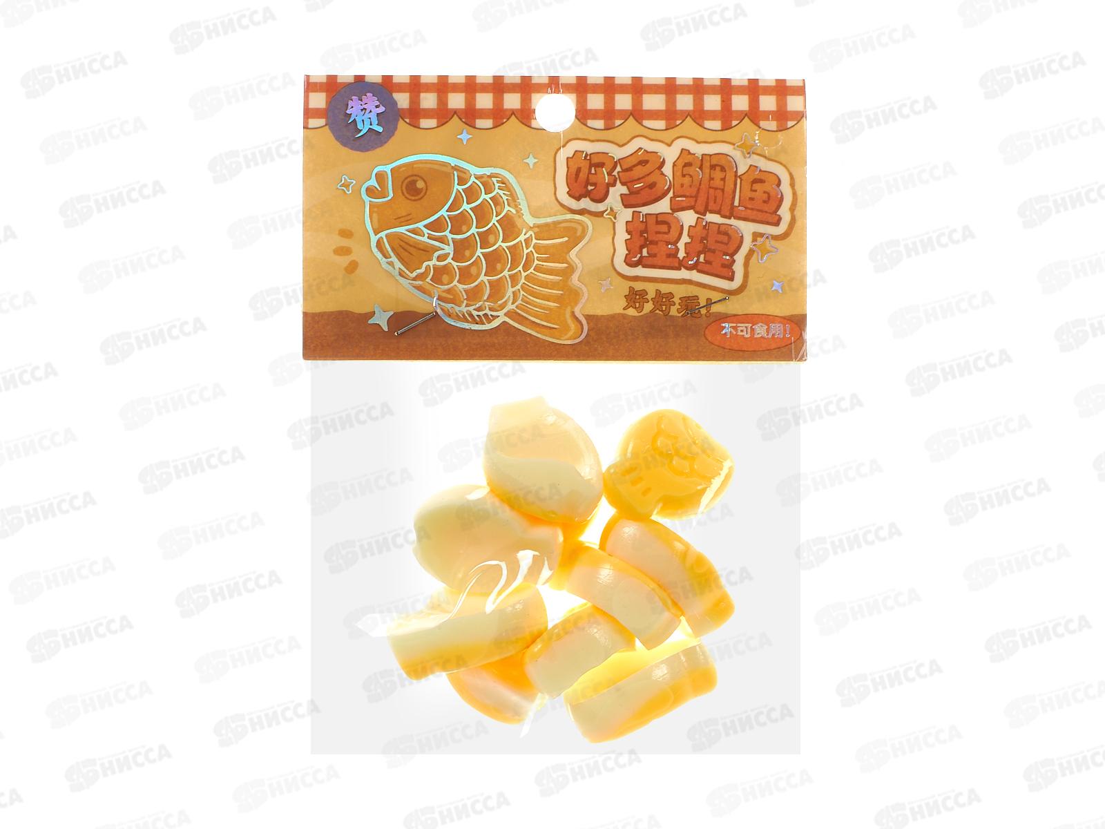 Антистресс-Сквиш №19-35 &quotНабор 10 рыбок&quot 3,5см пакет  *12