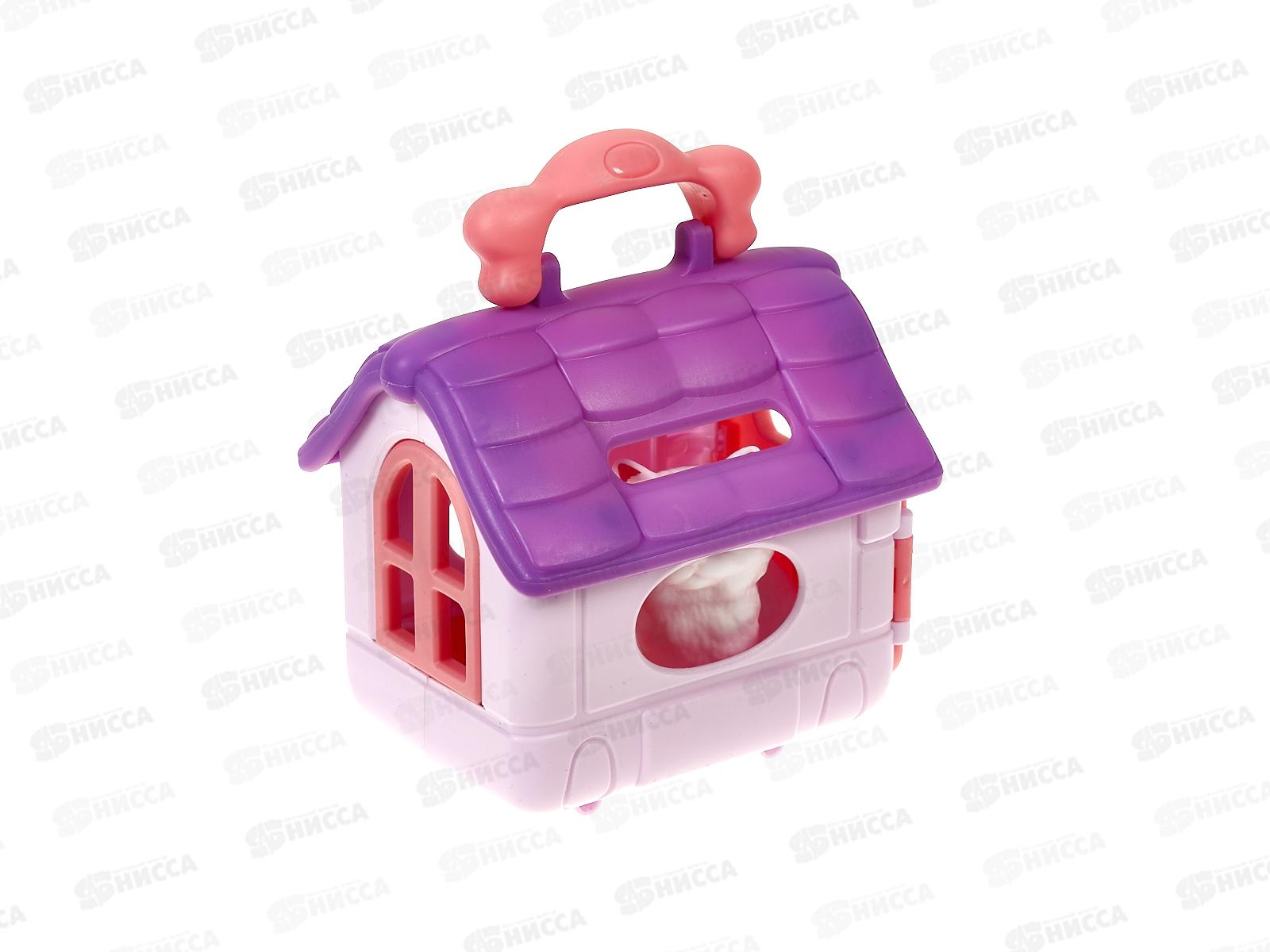 Игровой набор №6688-813А &quotСобачка/кошечка в домике переноске&quot10,1*8*11