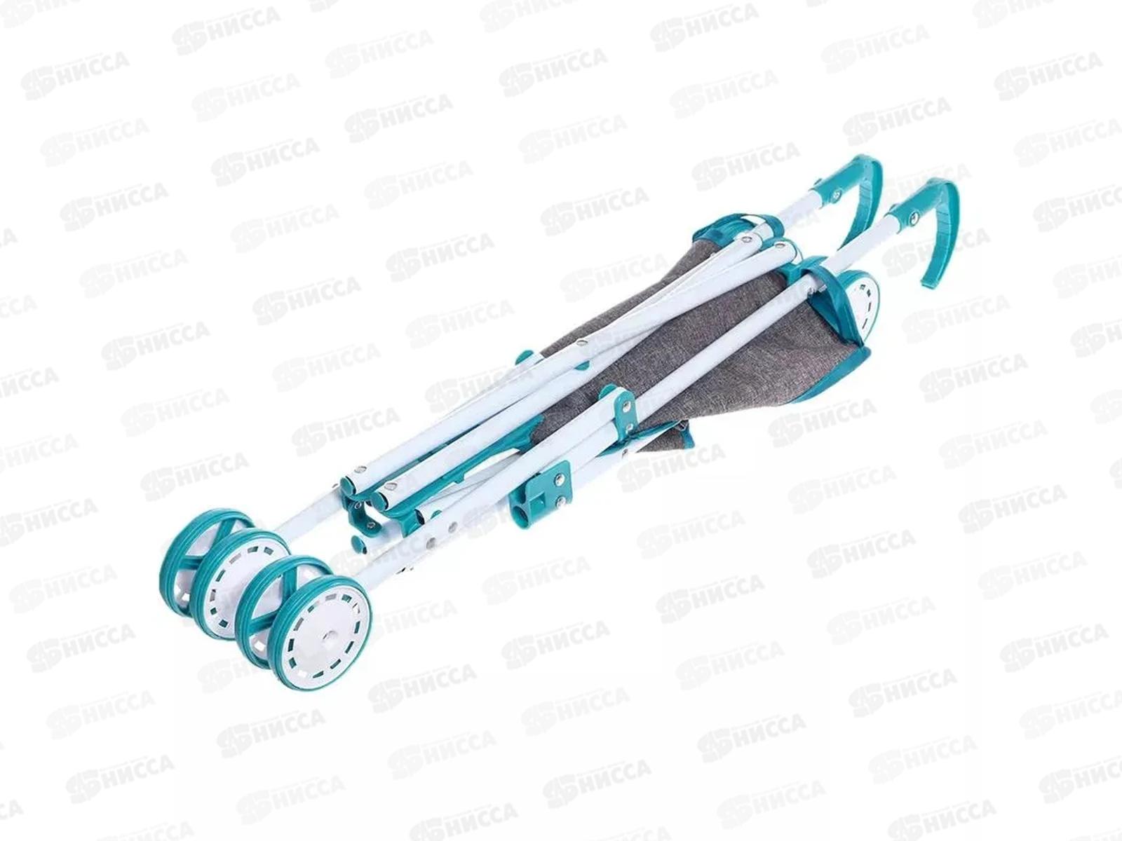 Коляска для кукол №003-26 пластик, пакет 51*24*47