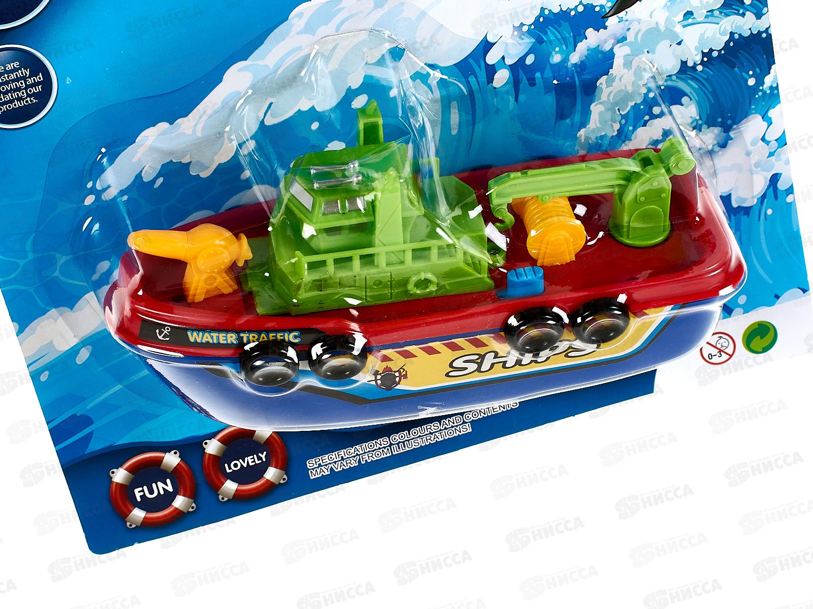 Корабль №482-2 на батарейках, блистер 26*7,5*25