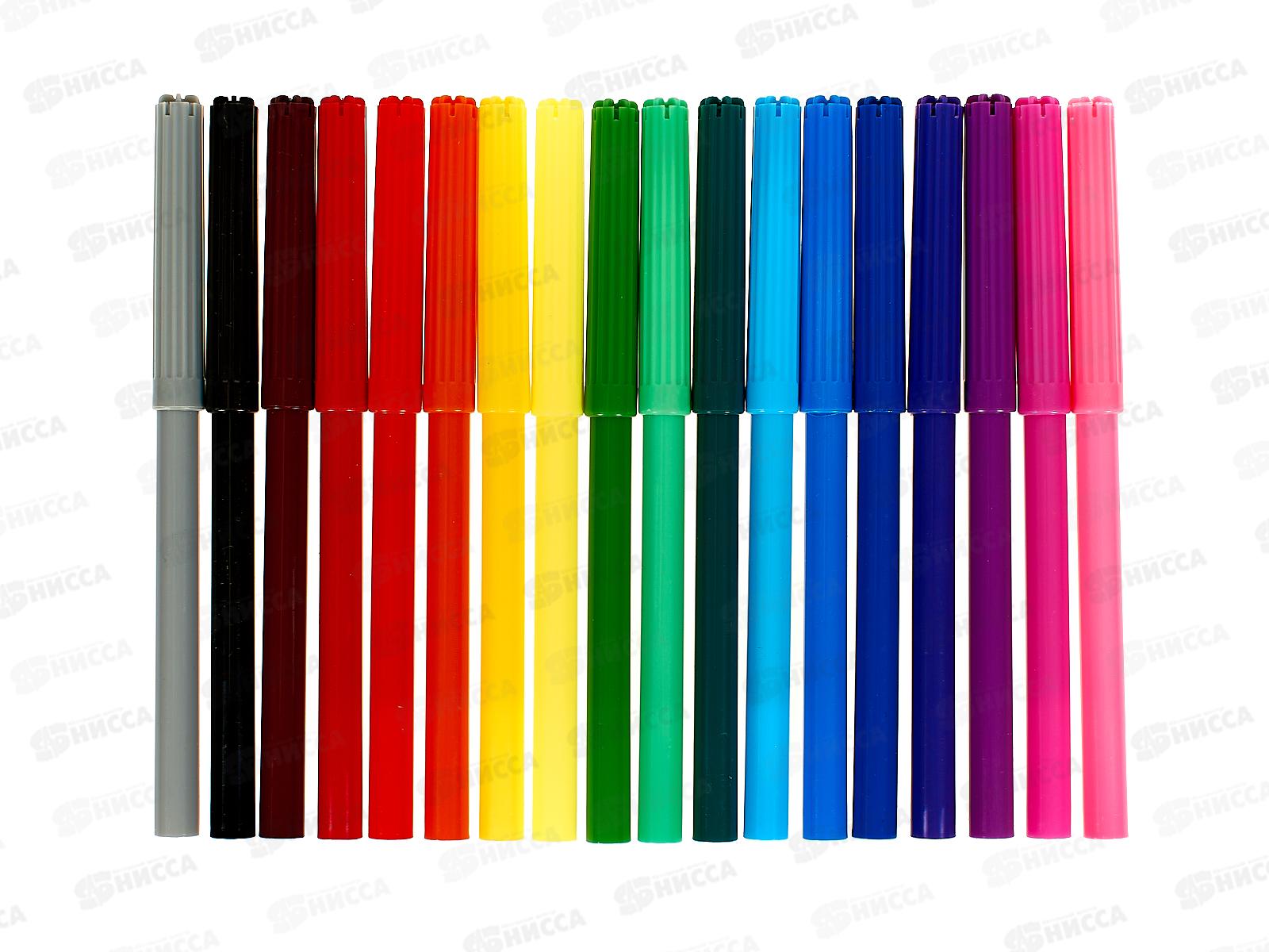 Фломастеры 18цв. deVente Korokoro вент.колп. к/к  5082530 *12