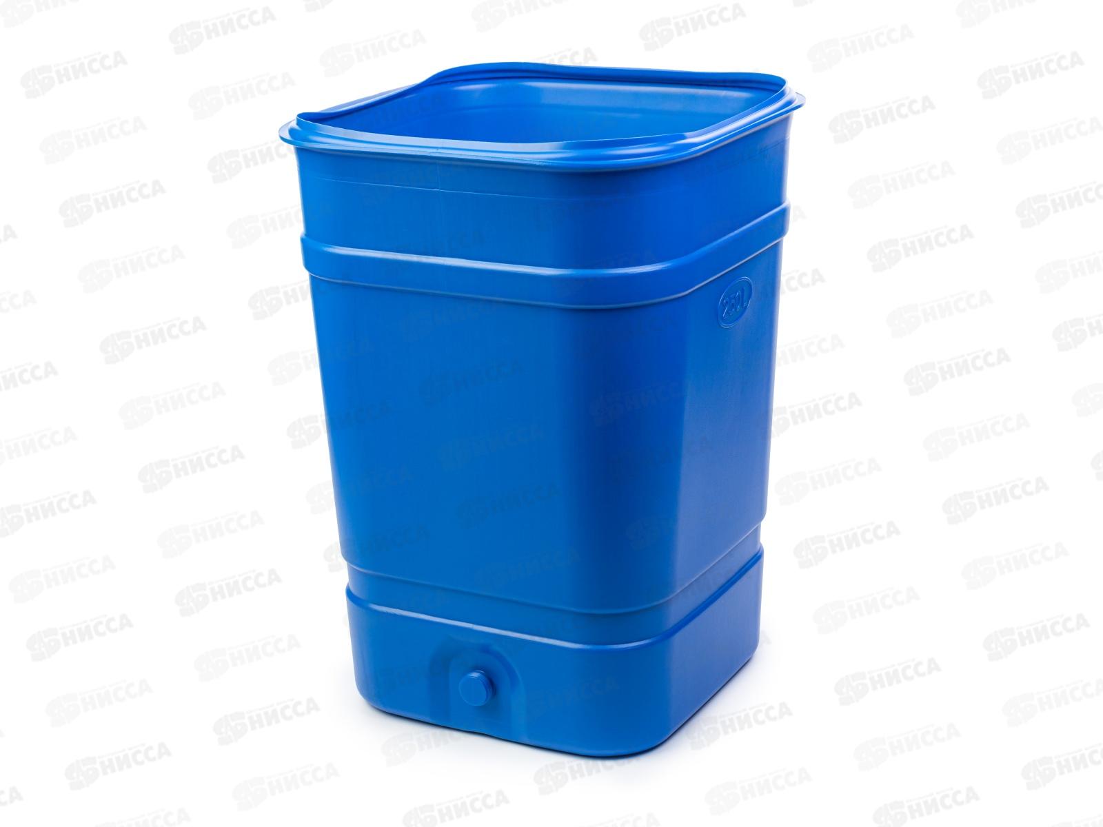 Бочка-бак 250л квадратная М1695 *3