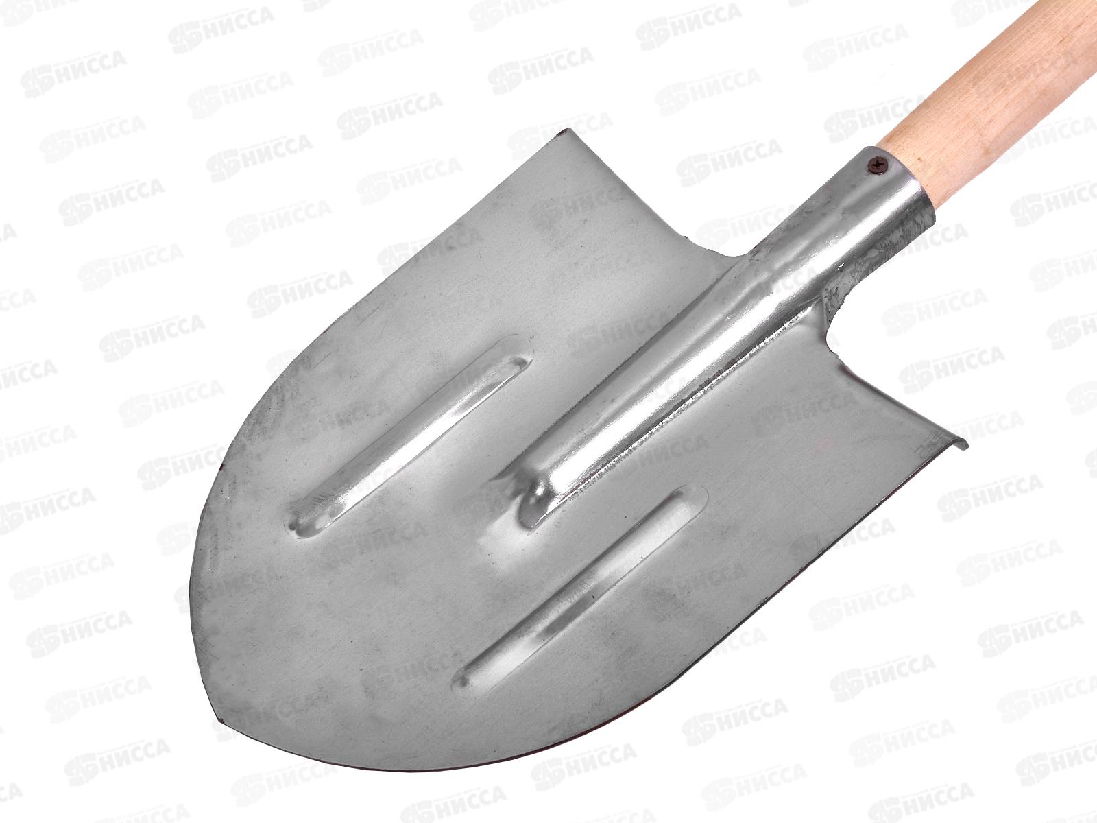Лопата штыковая нерж. (2,0мм) 220*280мм, с черенком высшего сорта   *5