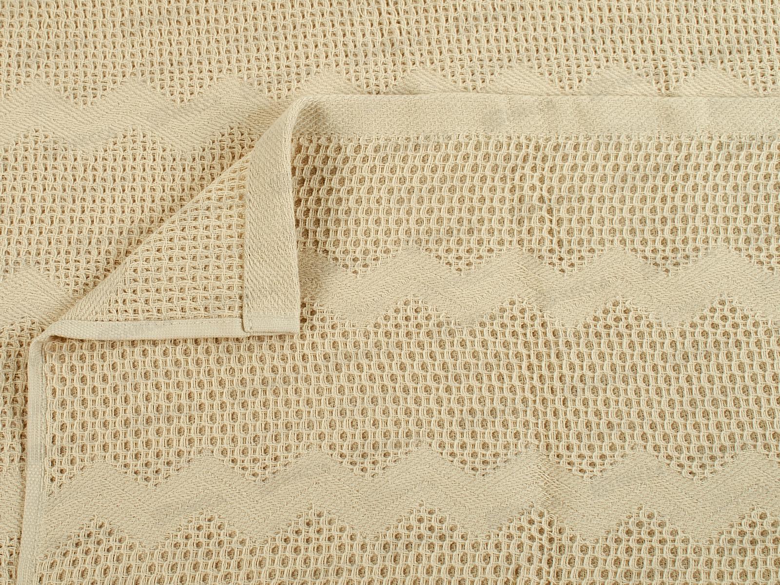 Полотенце вафельное 70*140 12-0000 бежевый