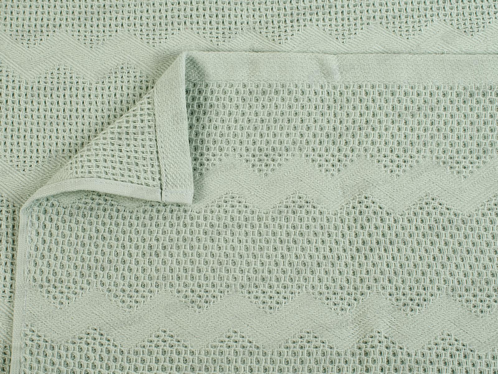 Полотенце вафельное 70*140 12-5303 мятный