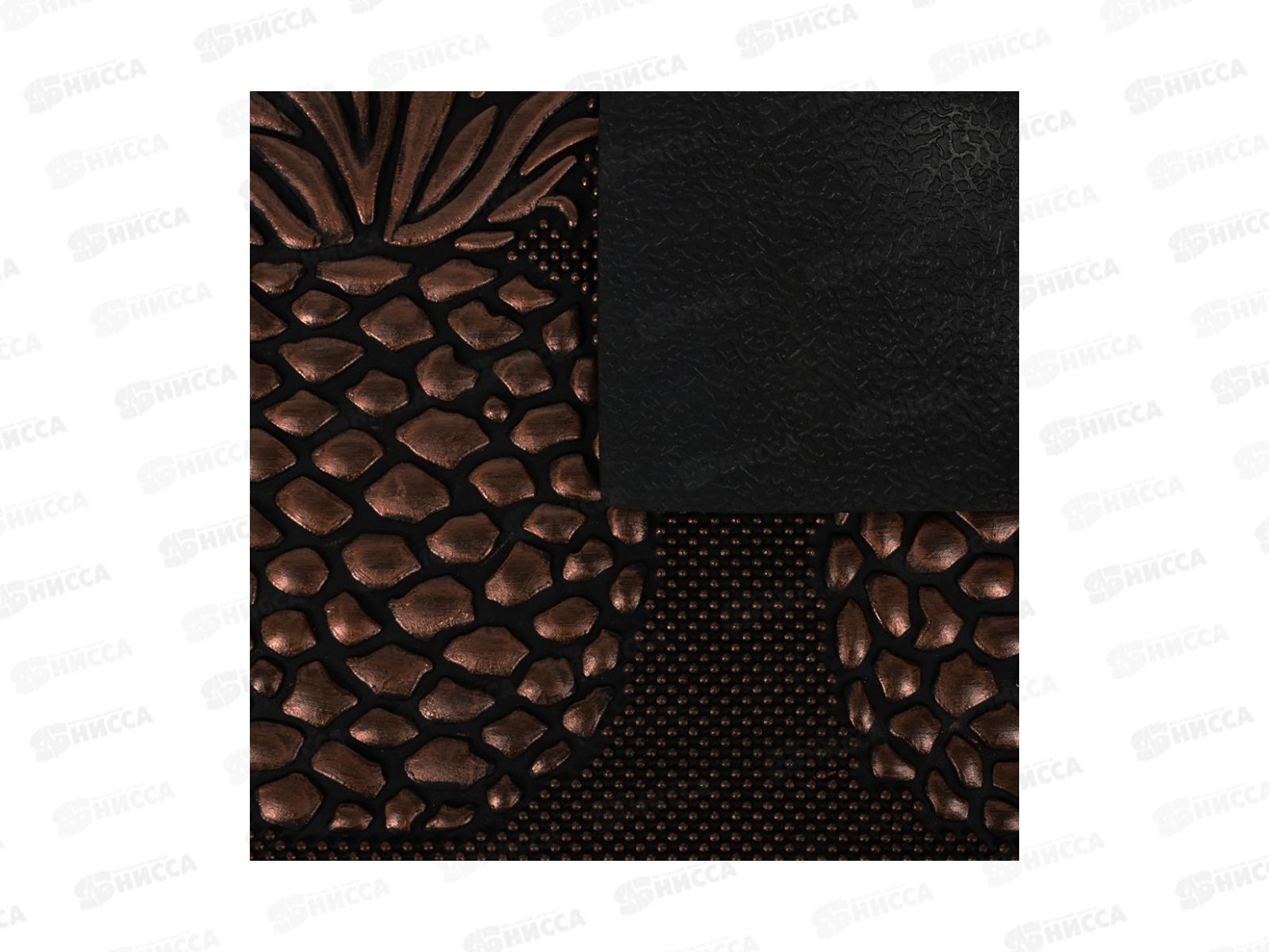 Коврик придверный &quotАнанасы&quot 45*75см медь VORTEX 24316 *20