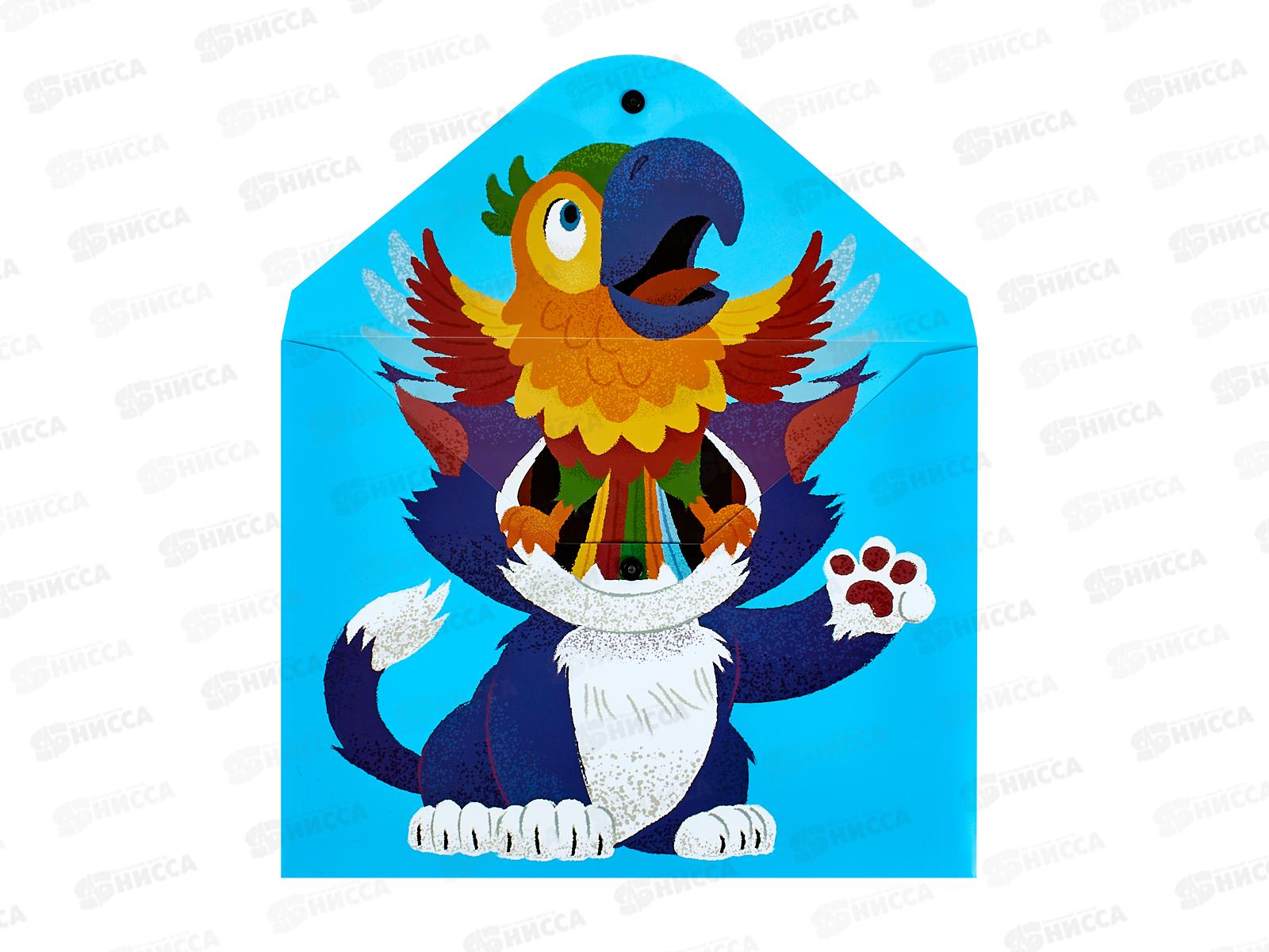 Папка с кноп. Centrum А4 Кот, 76803 *20