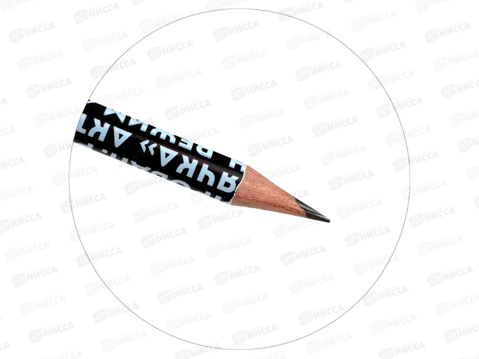 Карандаш ч/г ФЕН Герои с характером HB дерев., кругл. 70078 *36