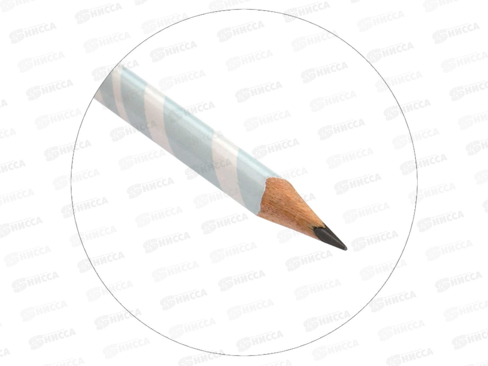 Карандаш ч/г ФЕН Котики с друзьями НВ трехгр. светл. дерево, 70087 *36