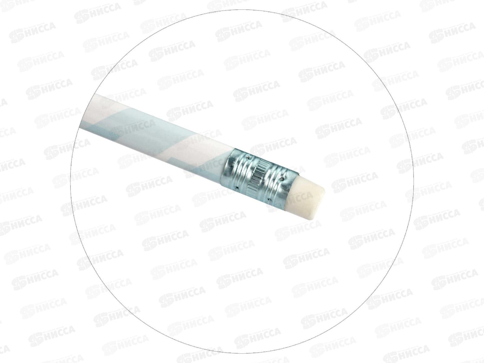 Карандаш ч/г ФЕН Котики с друзьями НВ трехгр. светл. дерево, 70087 *36