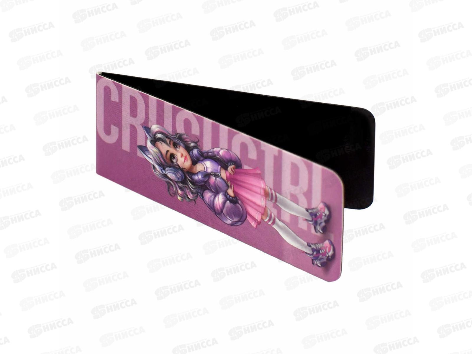 Закладки магн. ФЕН Фешн девочки, 4шт, 70067  *100