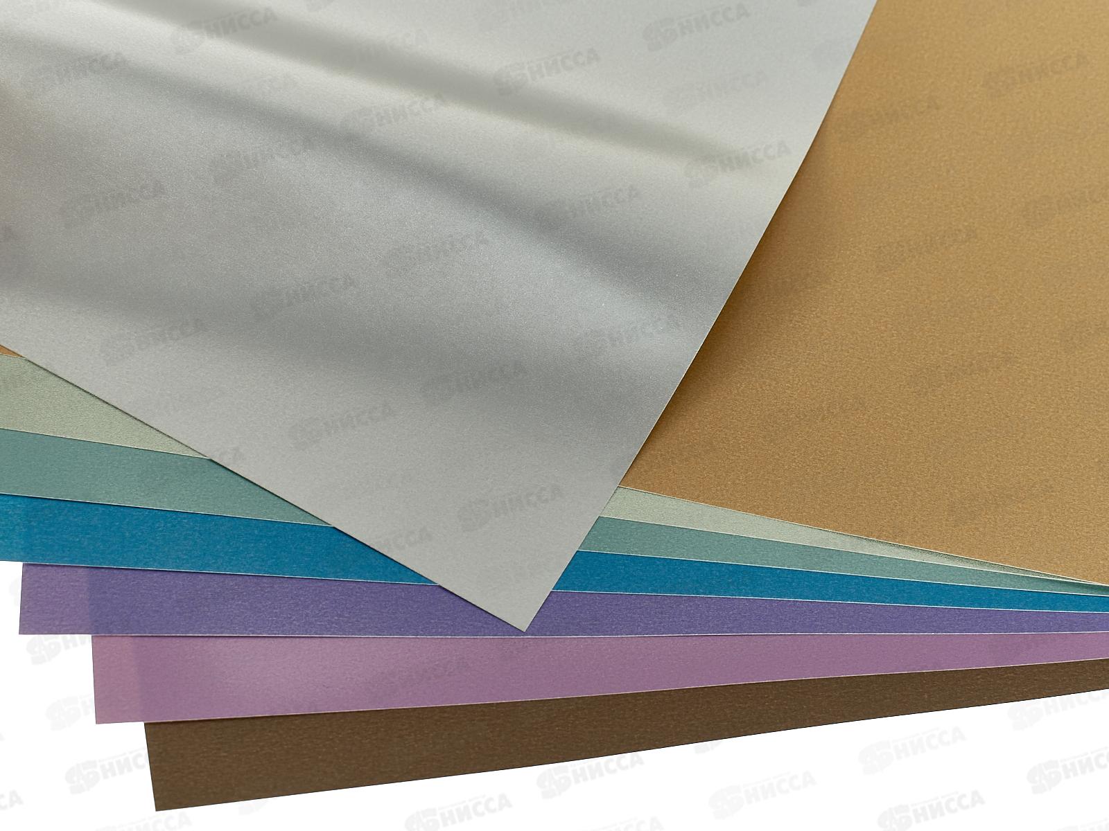 Цветной карт. ФЕН А4  8л перламутр. Девочка с бабл-ти 69979 *40