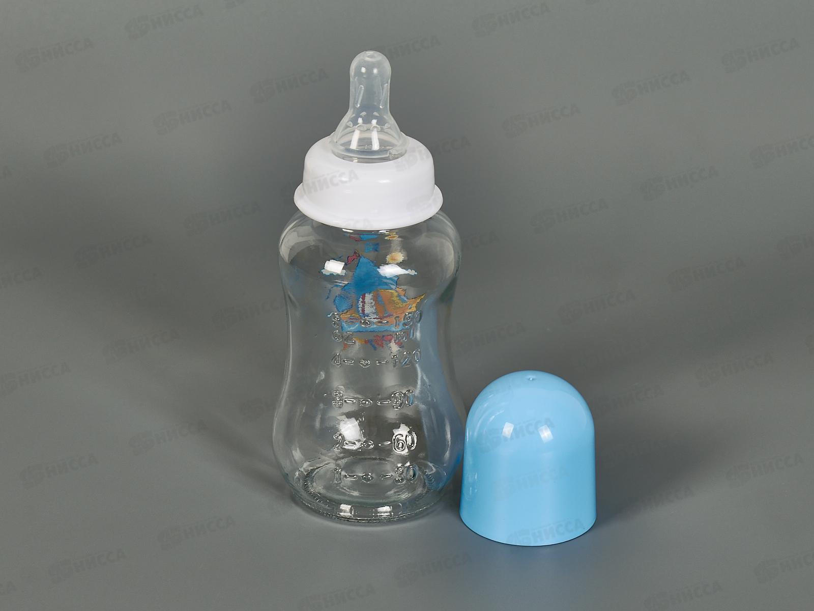 Бутылочка д/кормления 150мл стекло арт 1140