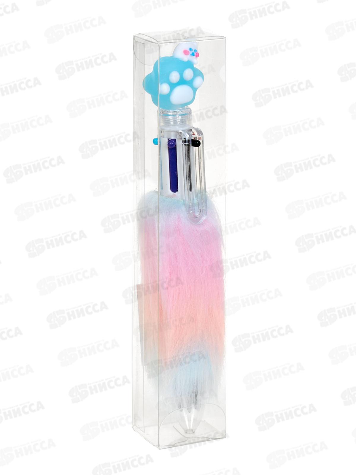 Ручка авт. BASIR 6-ти цв.корпус детская &quotЛапки&quot MC-7395 *24