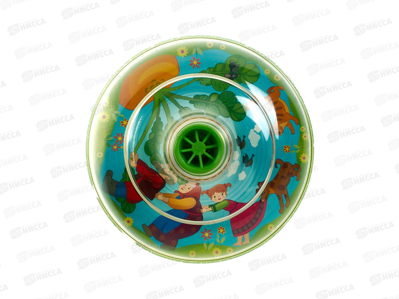 Юла прозрачная &quotElefantino&quot Репка, зеленый, IT108371 в сетке