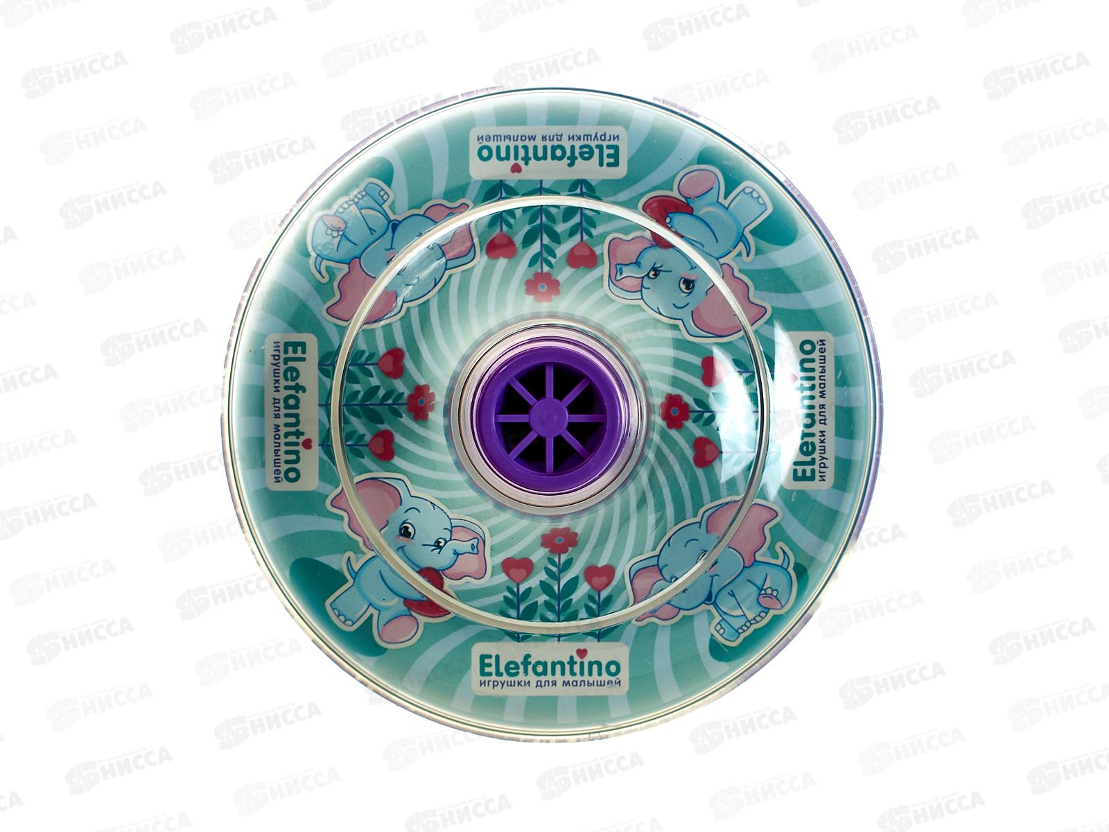 Юла прозрачная &quotElefantino&quot Слоник, фиолетовый, IT108372 в сетке