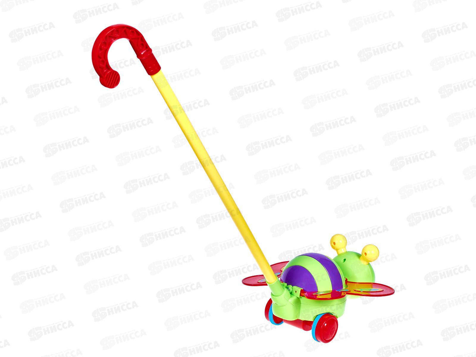 Каталка на палочке &quotПчёлка&quot двигает крылашками, 1795376