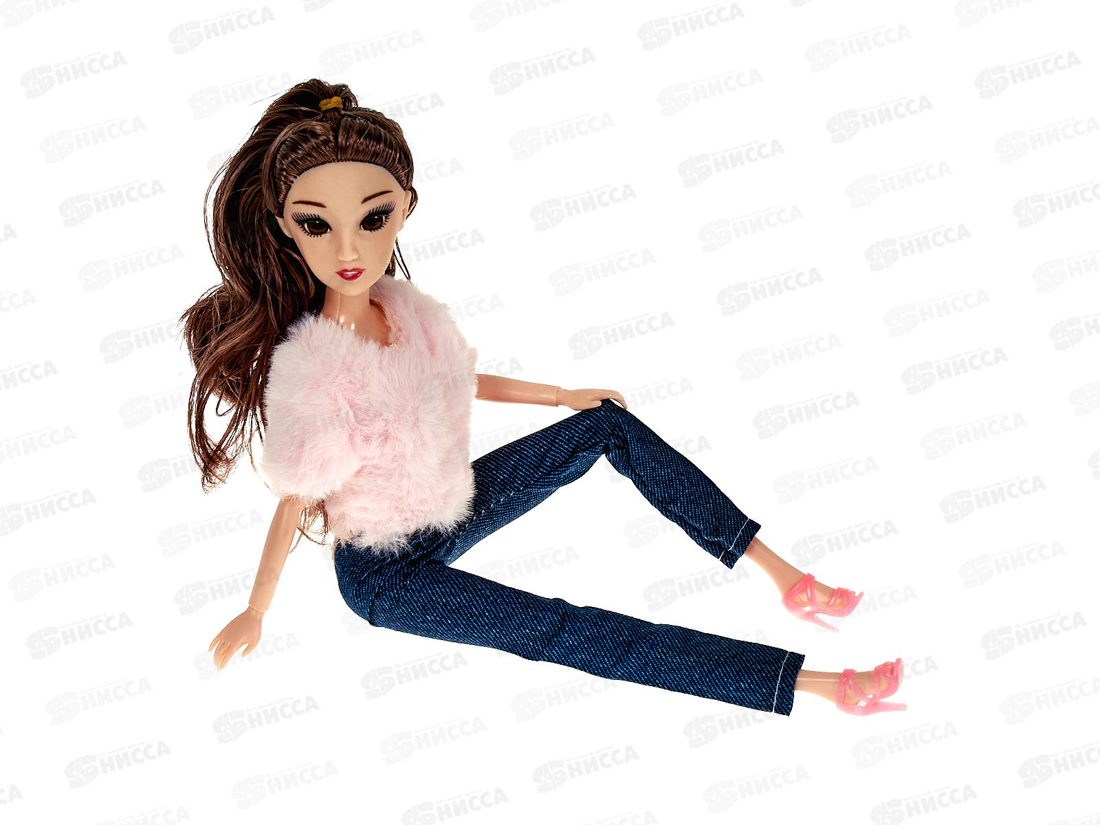 Кукла 28см, 2937326 ручки и ножки шарнирные, в коробке 23*5*32,5см