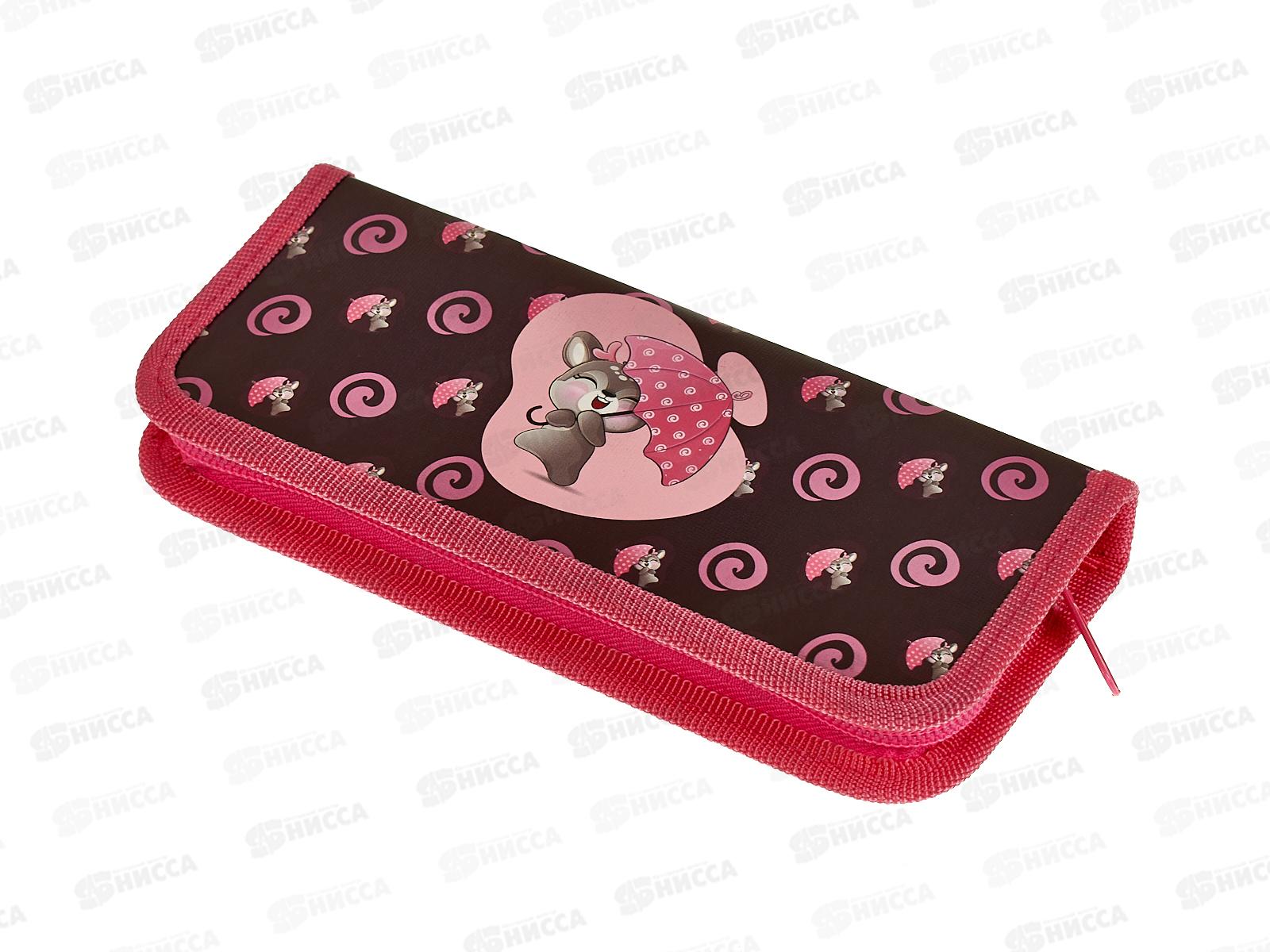 Пенал Lamark Милашка 1отд., 60*195*25мм на молнии 0057 *24