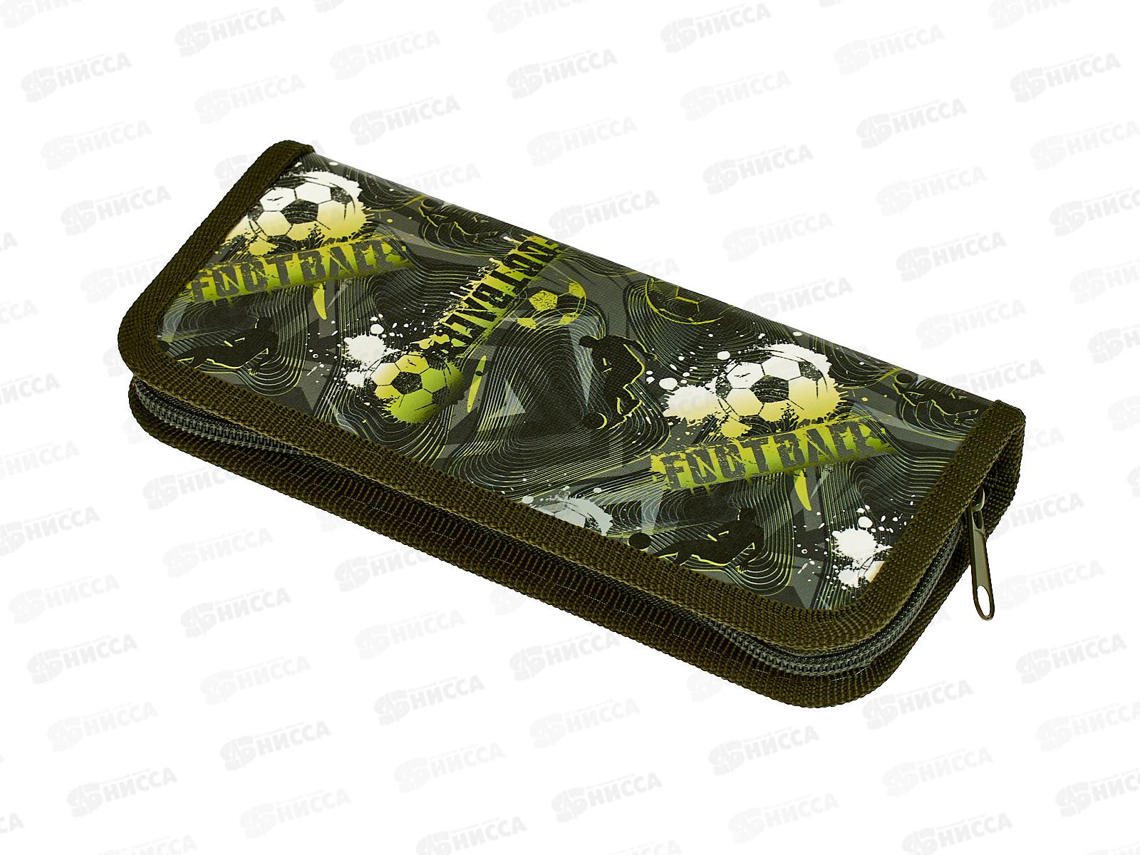 Пенал Lamark Football time 1отд., 60*195*25мм на молнии 0057 *24