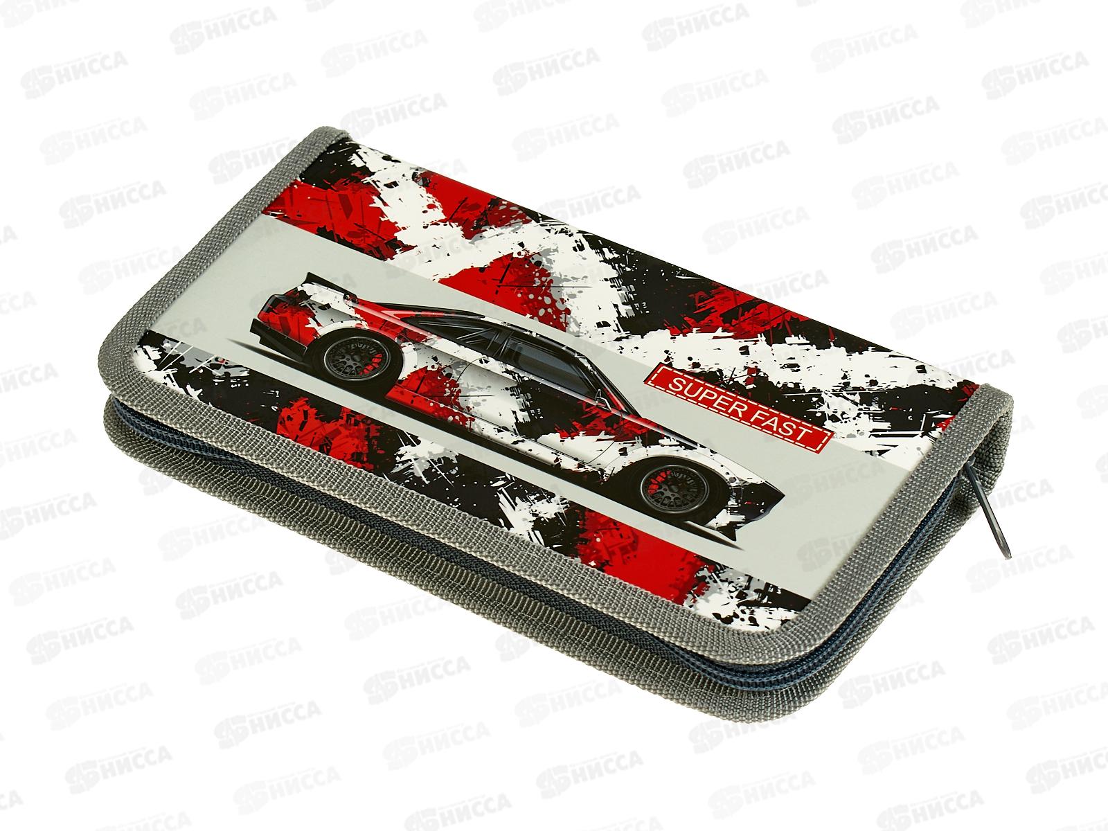 Пенал Lamark Трек 1отд., 115*205*30мм на молнии 0054 *24