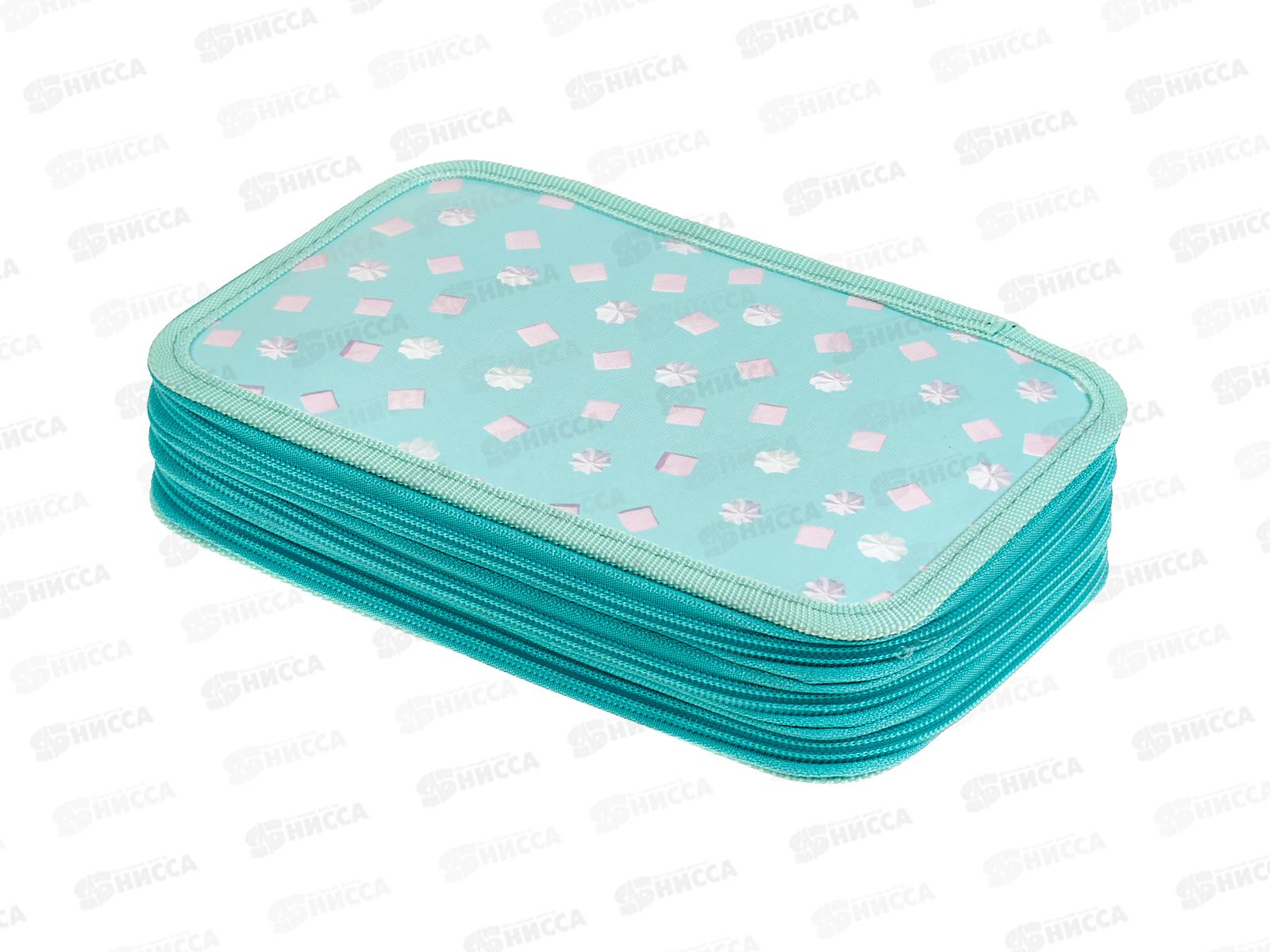 Пенал Lamark Sweet bouquet 3отд.,125*205*55мм. три молнии 0063 *24