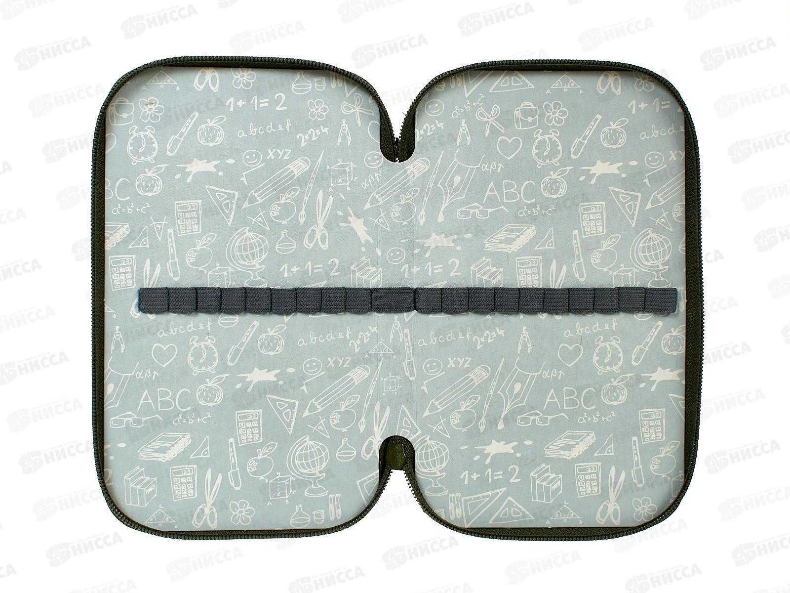 Пенал Lamark Football time 3отд., 125*205*55мм три молнии 0063 *24