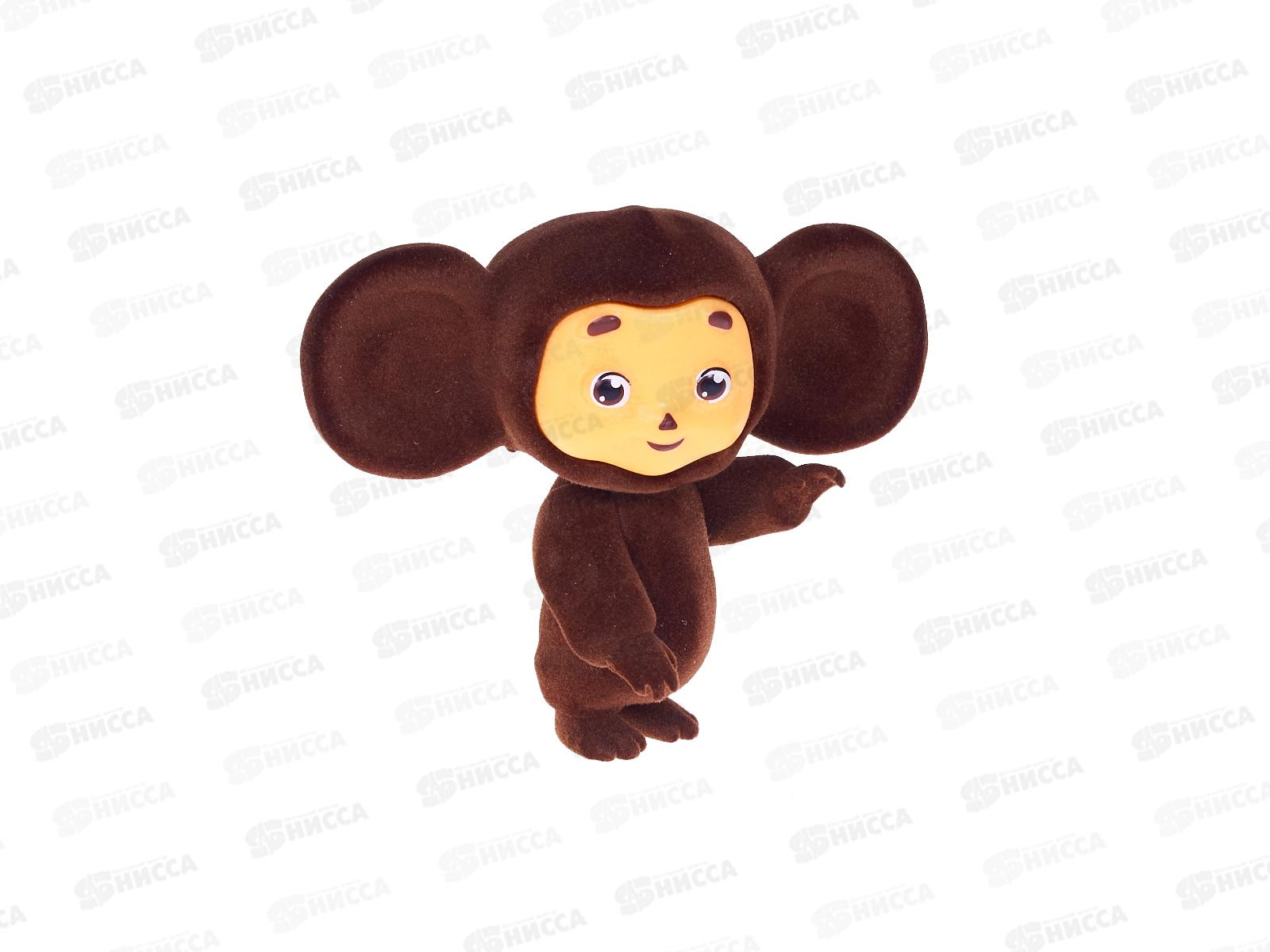 Фигурка Чебурашка 8см, флокированный, коробка FL-BOX