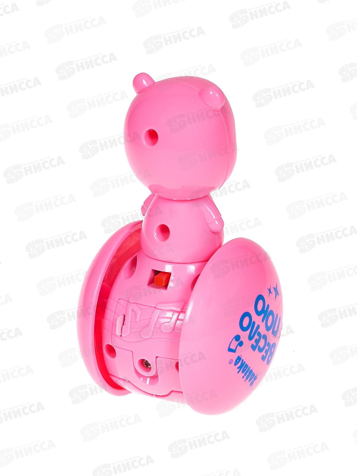 Неваляшка &quotМишка Роро&quot розовый 7106355