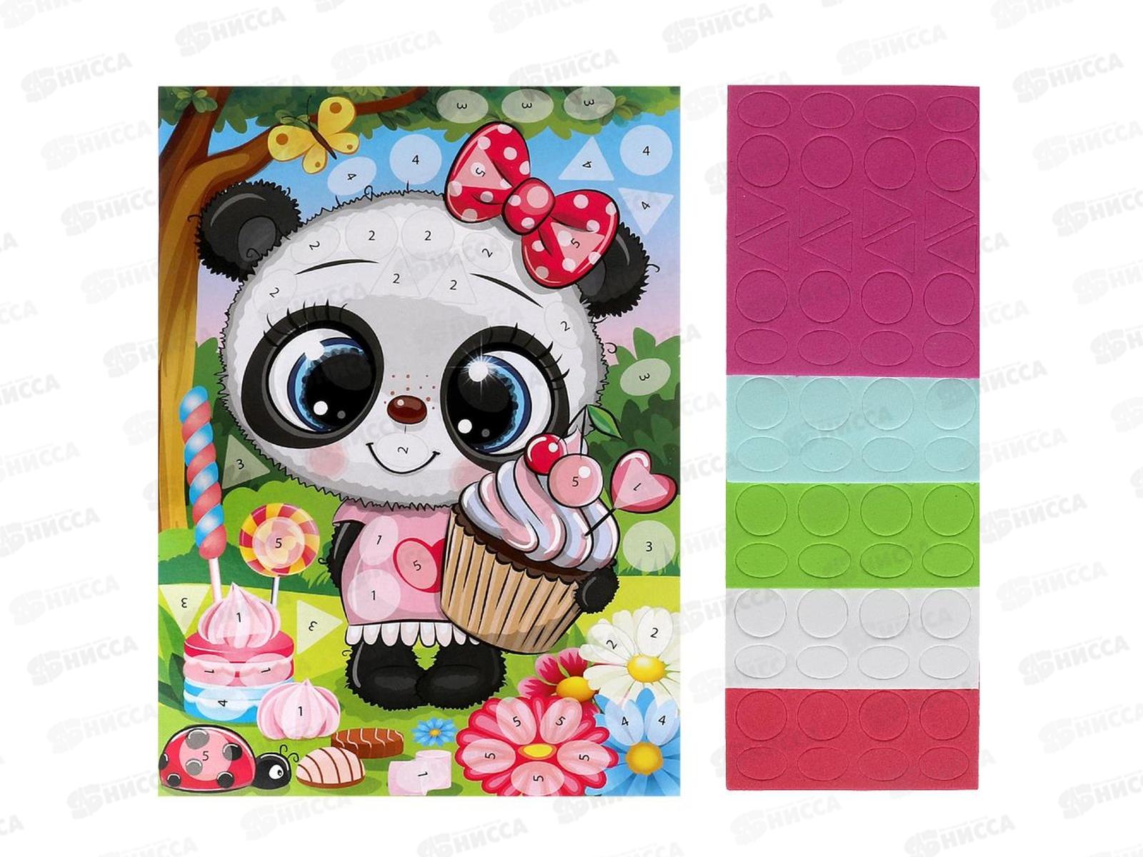 Мозаика геометрическая из эва 15х21см, Пандочка, EVAGEO-112369