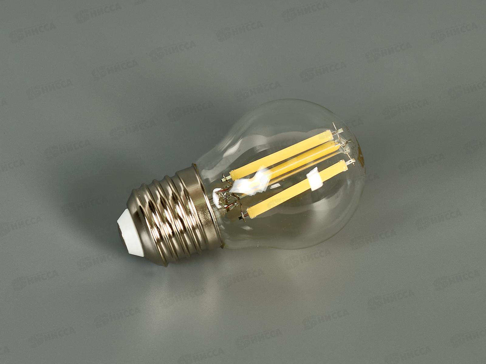 Лампа светодиодная IN HOME LED-ШАР-deco 15Вт E27 4000К 1435Лм прозрачная *50